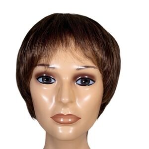Henry Margu Petite Faith Synthetic Wig‎ 8/14H Brown NWT Pixie Cut